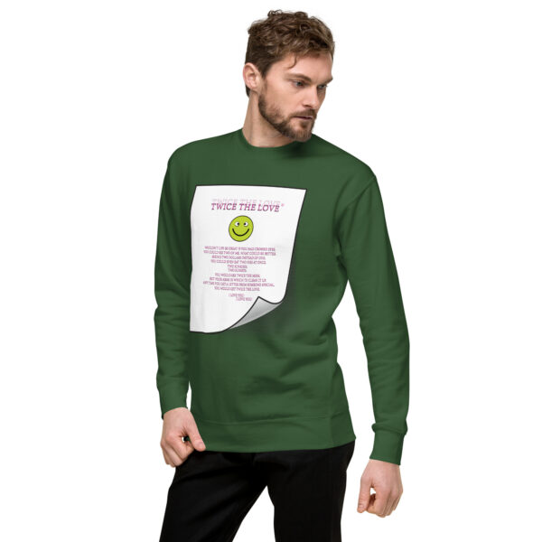 Twice the Love Unisex Premium Sweatshirt - Image 33