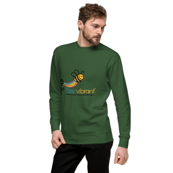 Bee Vibrant Unisex Premium Sweatshirt - Image 33