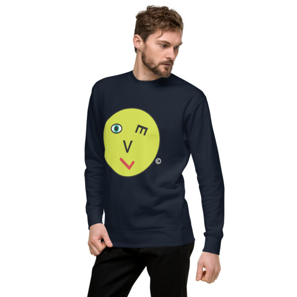 Love Smiley Face Unisex Premium Sweatshirt - Image 13