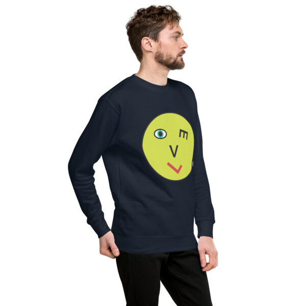 Love Smiley Face Unisex Premium Sweatshirt - Image 15