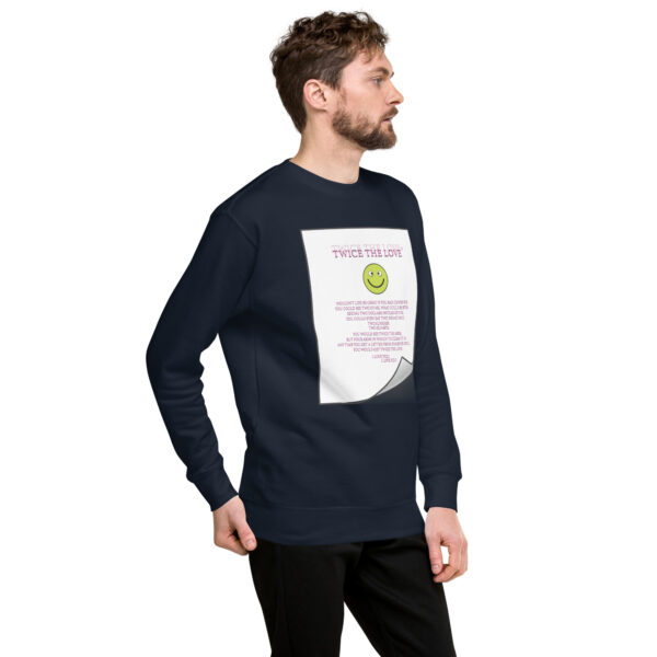 Twice the Love Unisex Premium Sweatshirt - Image 15