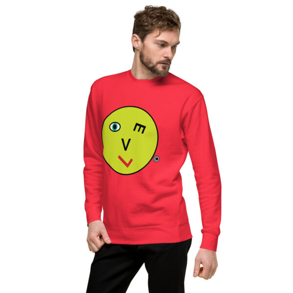 Love Smiley Face Unisex Premium Sweatshirt - Image 37