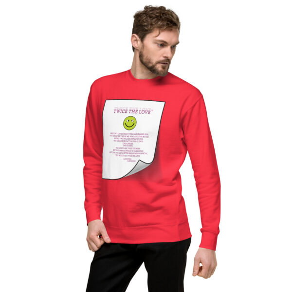Twice the Love Unisex Premium Sweatshirt - Image 37