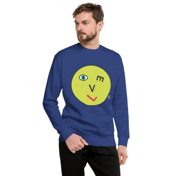 Love Smiley Face Unisex Premium Sweatshirt - Image 21