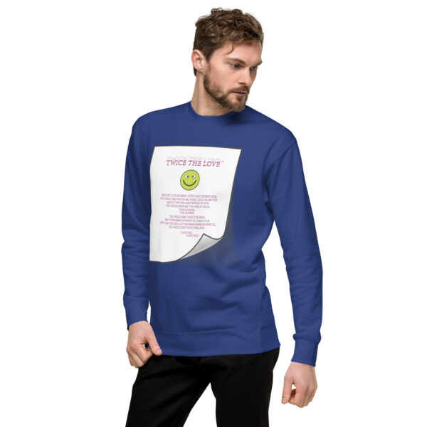 Twice the Love Unisex Premium Sweatshirt - Image 23