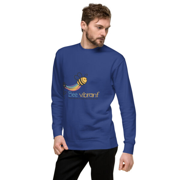 Bee Vibrant Unisex Premium Sweatshirt - Image 23