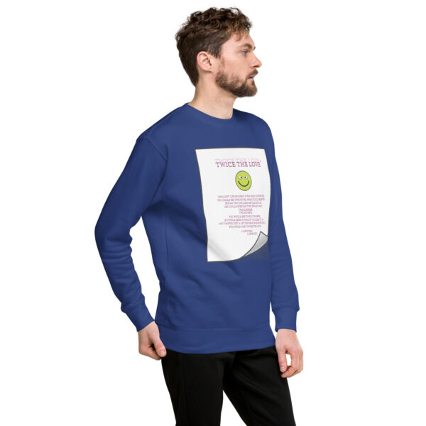 Twice the Love Unisex Premium Sweatshirt - Image 25