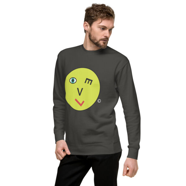 Love Smiley Face Unisex Premium Sweatshirt - Image 27