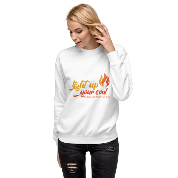 Light Up Your Soul Unisex Premium Sweatshirt - Image 2