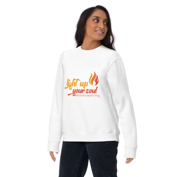 Light Up Your Soul Unisex Premium Sweatshirt - Image 3