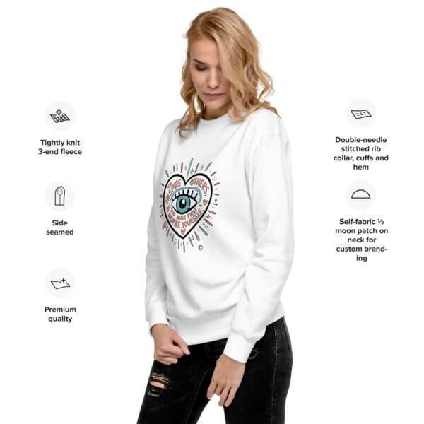 Inspire Yourself Unisex Premium Sweatshirt - Image 4