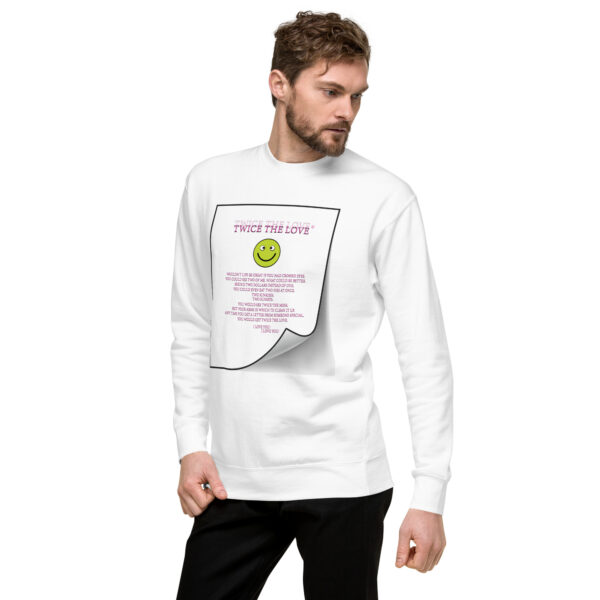 Twice the Love Unisex Premium Sweatshirt - Image 57