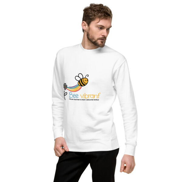 Bee Vibrant Unisex Premium Sweatshirt - Image 57