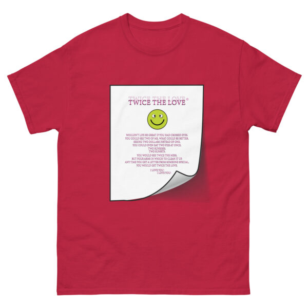Twice the Love Unisex classic tee - Image 17