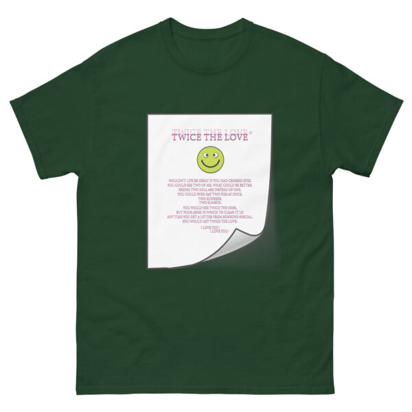 Twice the Love Unisex classic tee - Image 13