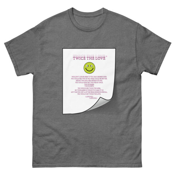 Twice the Love Unisex classic tee - Image 23
