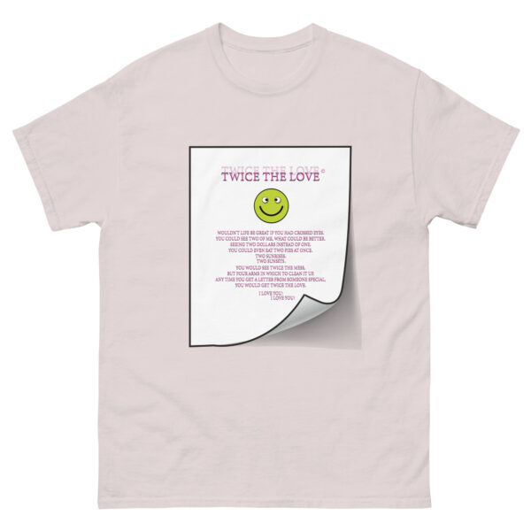 Twice the Love Unisex classic tee - Image 37