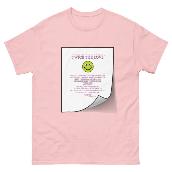Twice the Love Unisex classic tee - Image 35