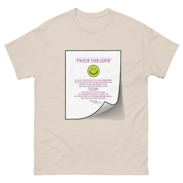 Twice the Love Unisex classic tee - Image 33