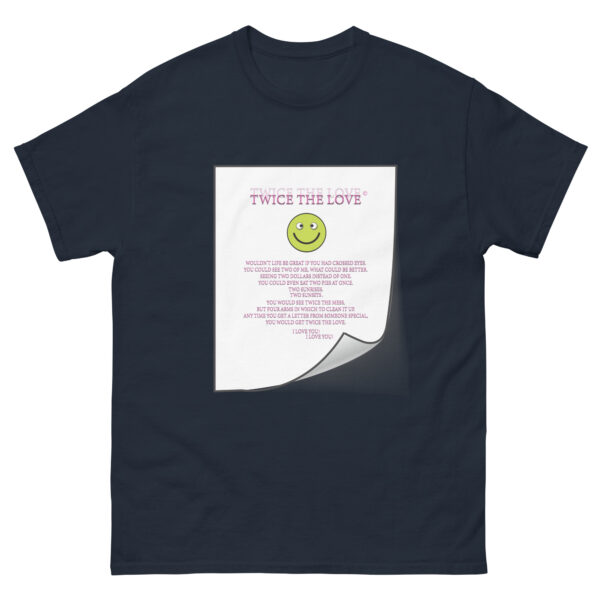 Twice the Love Unisex classic tee - Image 9