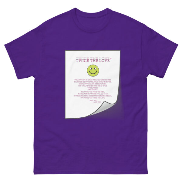 Twice the Love Unisex classic tee - Image 11