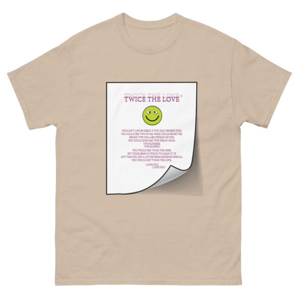 Twice the Love Unisex classic tee - Image 29