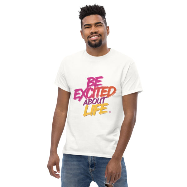 Be Excited About Life Unisex classic tee - Image 2