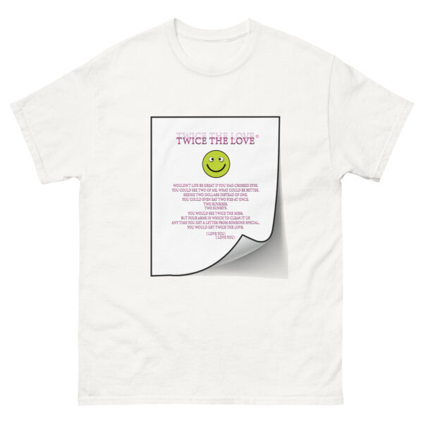Twice the Love Unisex classic tee - Image 43