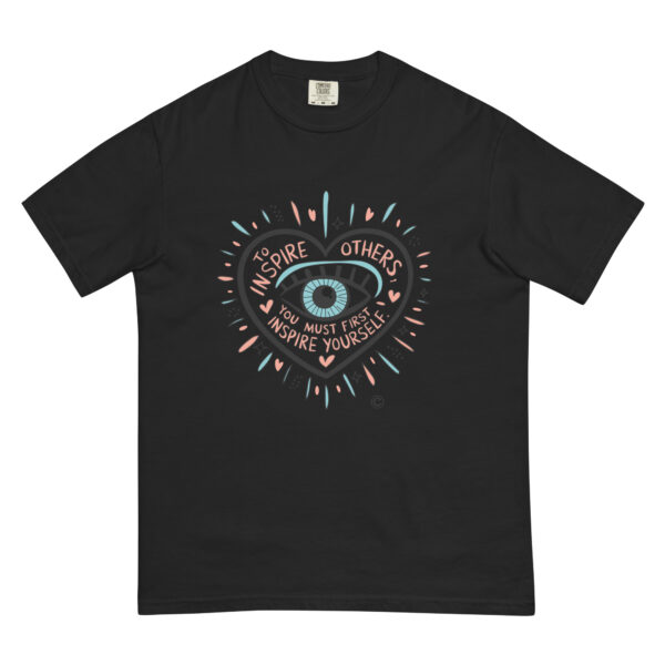 Inspire Yourself Unisex garment-dyed heavyweight t-shirt - Image 5