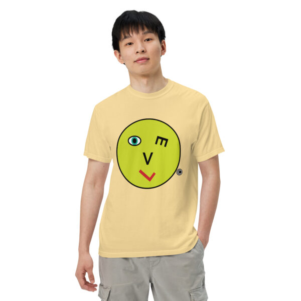Love Smiley Face Unisex garment-dyed heavyweight t-shirt - Image 35