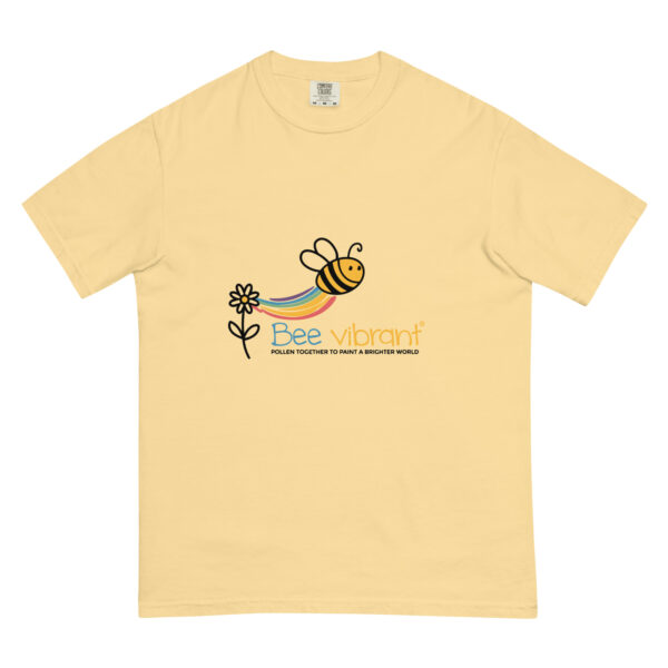 Bee Vibrant Unisex garment-dyed heavyweight t-shirt - Image 35