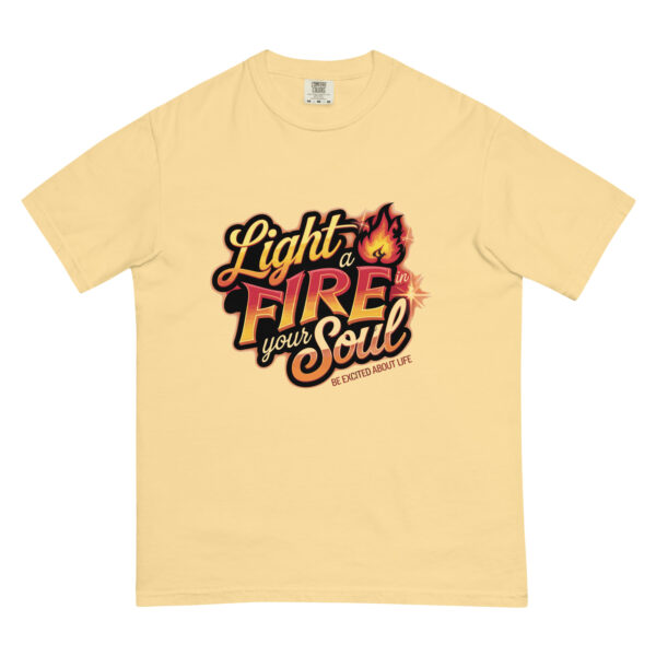 Light Fire in Your Soul Unisex garment-dyed heavyweight t-shirt - Image 36