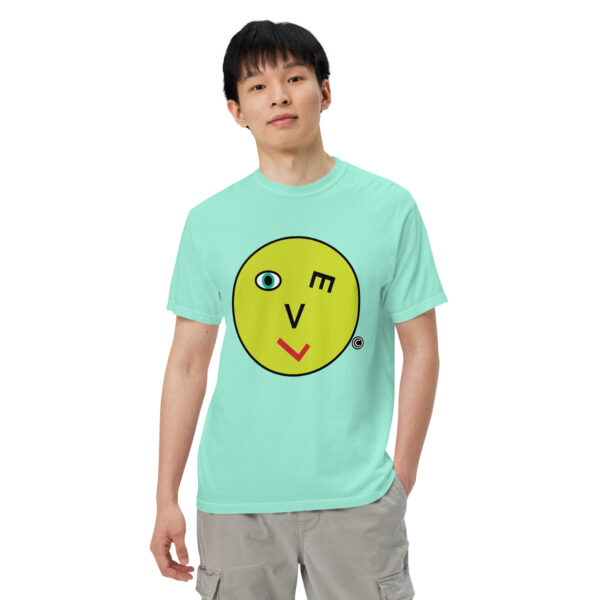 Love Smiley Face Unisex garment-dyed heavyweight t-shirt - Image 33