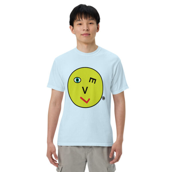 Love Smiley Face Unisex garment-dyed heavyweight t-shirt - Image 38