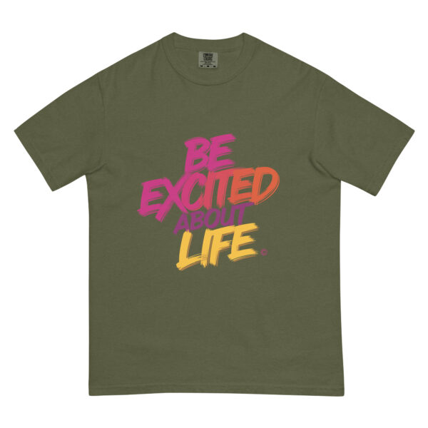 Be Excited About Life Unisex garment-dyed heavyweight t-shirt - Image 20