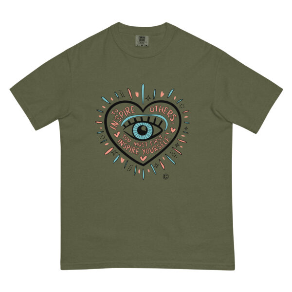 Inspire Yourself Unisex garment-dyed heavyweight t-shirt - Image 19