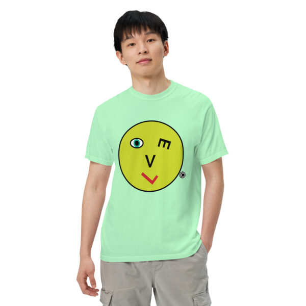 Love Smiley Face Unisex garment-dyed heavyweight t-shirt - Image 37