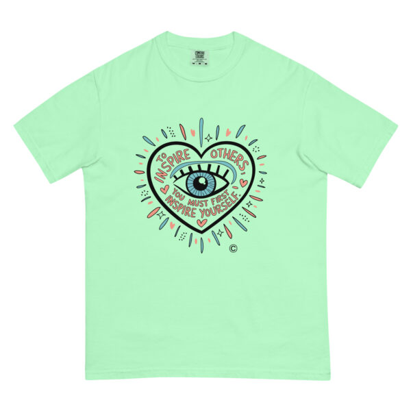 Inspire Yourself Unisex garment-dyed heavyweight t-shirt - Image 37