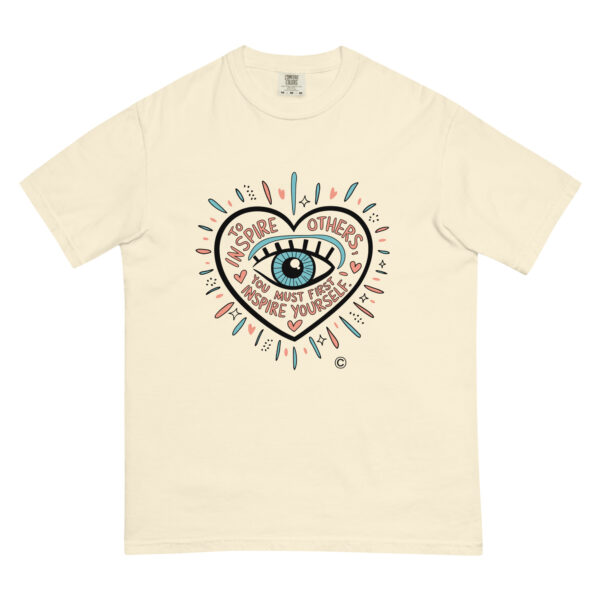 Inspire Yourself Unisex garment-dyed heavyweight t-shirt - Image 41