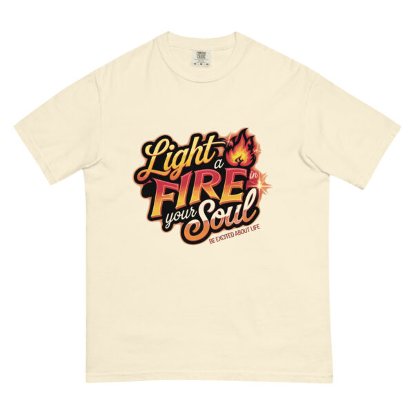 Light Fire in Your Soul Unisex garment-dyed heavyweight t-shirt - Image 42