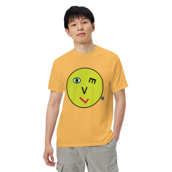Love Smiley Face Unisex garment-dyed heavyweight t-shirt - Image 25