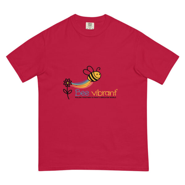 Bee Vibrant Unisex garment-dyed heavyweight t-shirt - Image 9