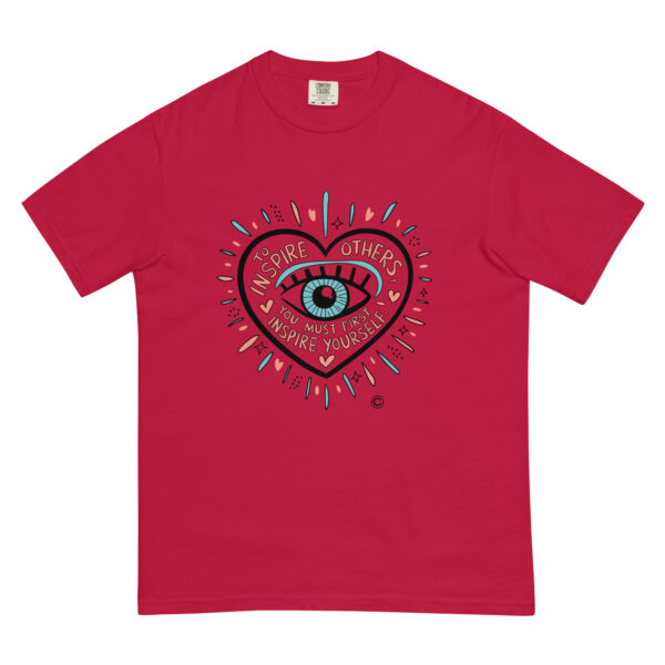 Inspire Yourself Unisex garment-dyed heavyweight t-shirt - Image 9