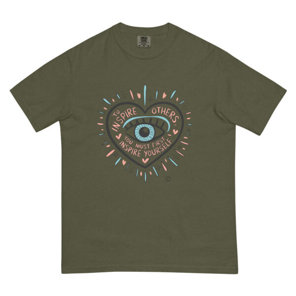 Inspire Yourself Unisex garment-dyed heavyweight t-shirt - Image 15