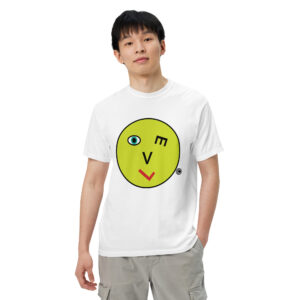 Love Smiley Face Unisex garment-dyed heavyweight t-shirt
