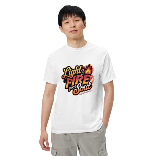 Light Fire in Your Soul Unisex garment-dyed heavyweight t-shirt - Image 5