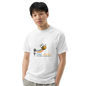 Bee Vibrant Unisex garment-dyed heavyweight t-shirt