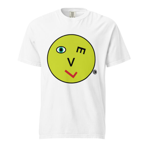Love Smiley Face Unisex garment-dyed heavyweight t-shirt - Image 2