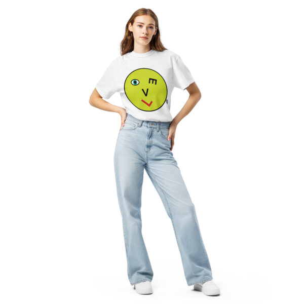 Love Smiley Face Unisex garment-dyed heavyweight t-shirt - Image 3