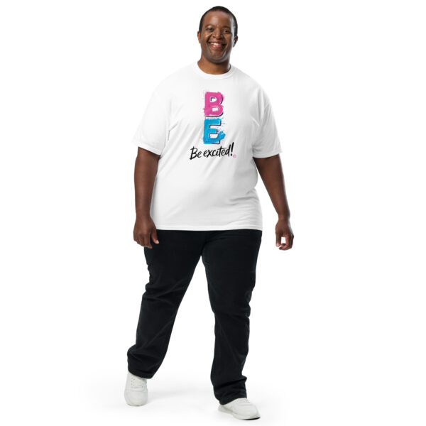 Be Excited Unisex garment-dyed heavyweight t-shirt - Image 4